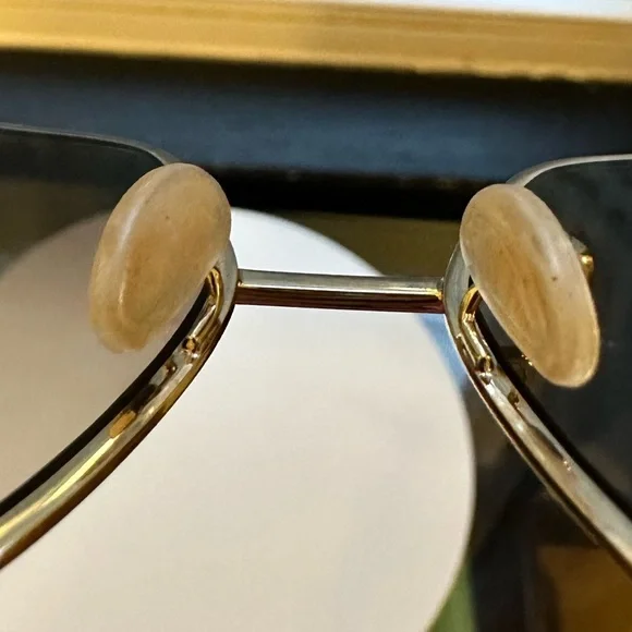 🌺ALEXANDER MCQUEEN🌸 AM0226SK 002 Gold Sunglasses - Picture 14 of 15